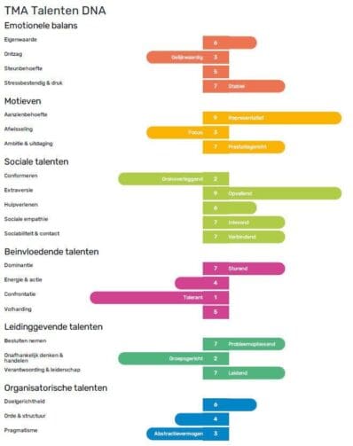 TMA-Talenten_DNA Voorbeeld TMA talenten DNA